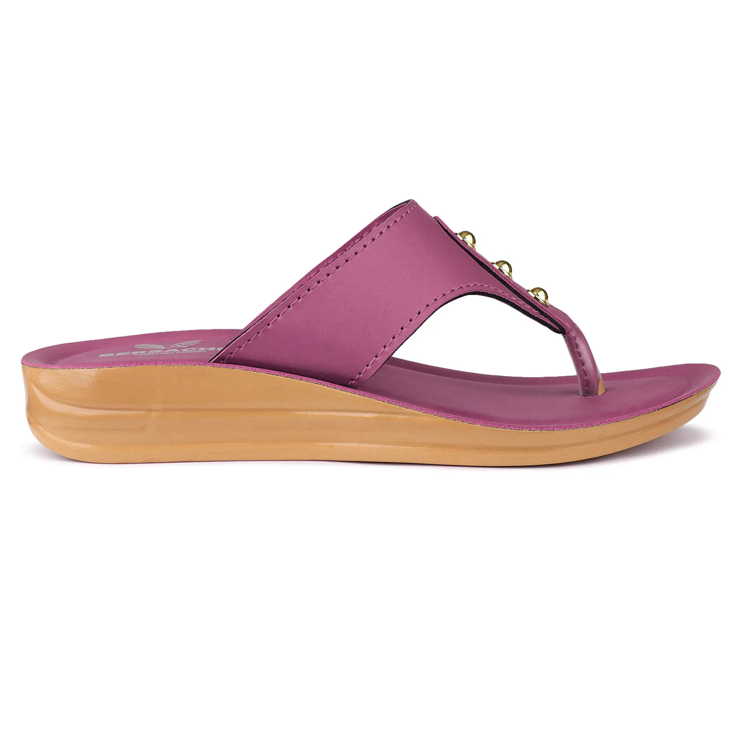 Comfy Home Slippers Bersache Extra Soft Classic Casual with  Regular wear with Ultra Soft & Flexibility Technology Flip Flop For Women's/Girl's-(6163-Pink)