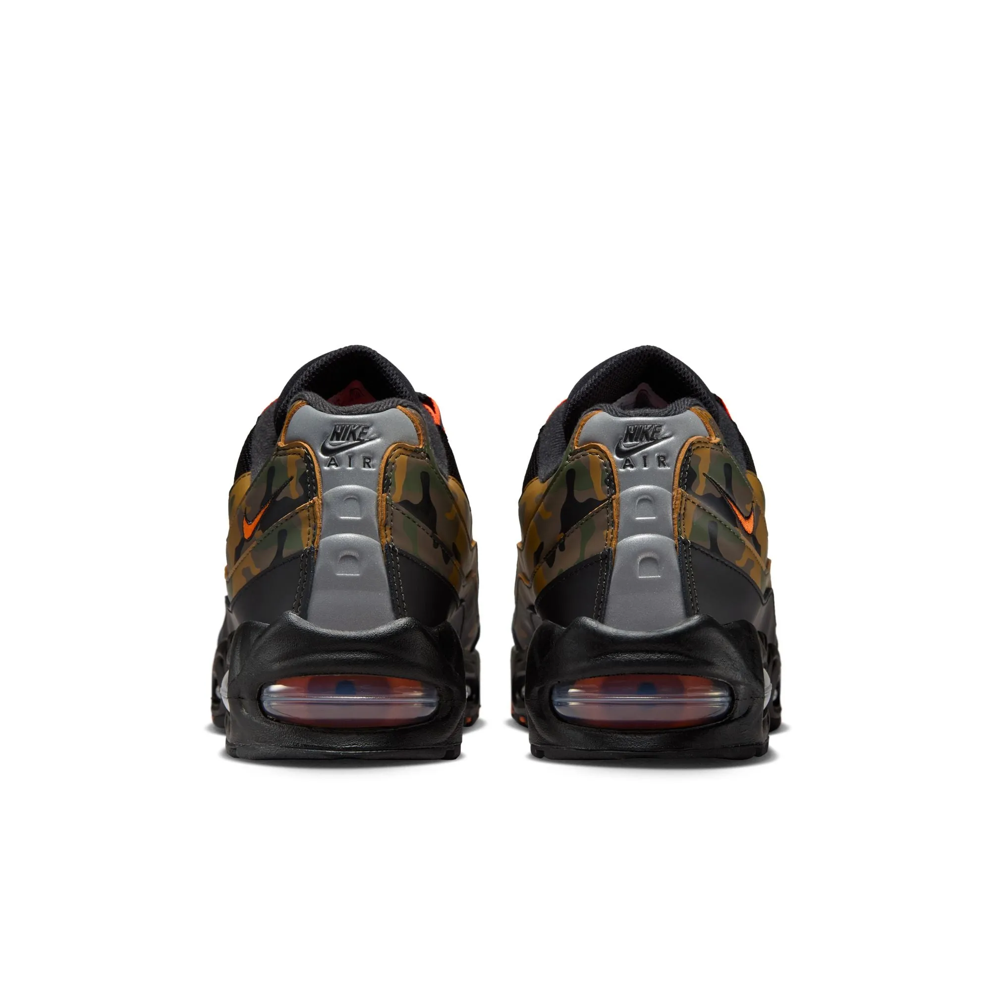 Asics Running Shoes Tiger Nike Air Max 95 Men's Shoes Color: Black/safety Orange-metallic Silver HQ1973-001