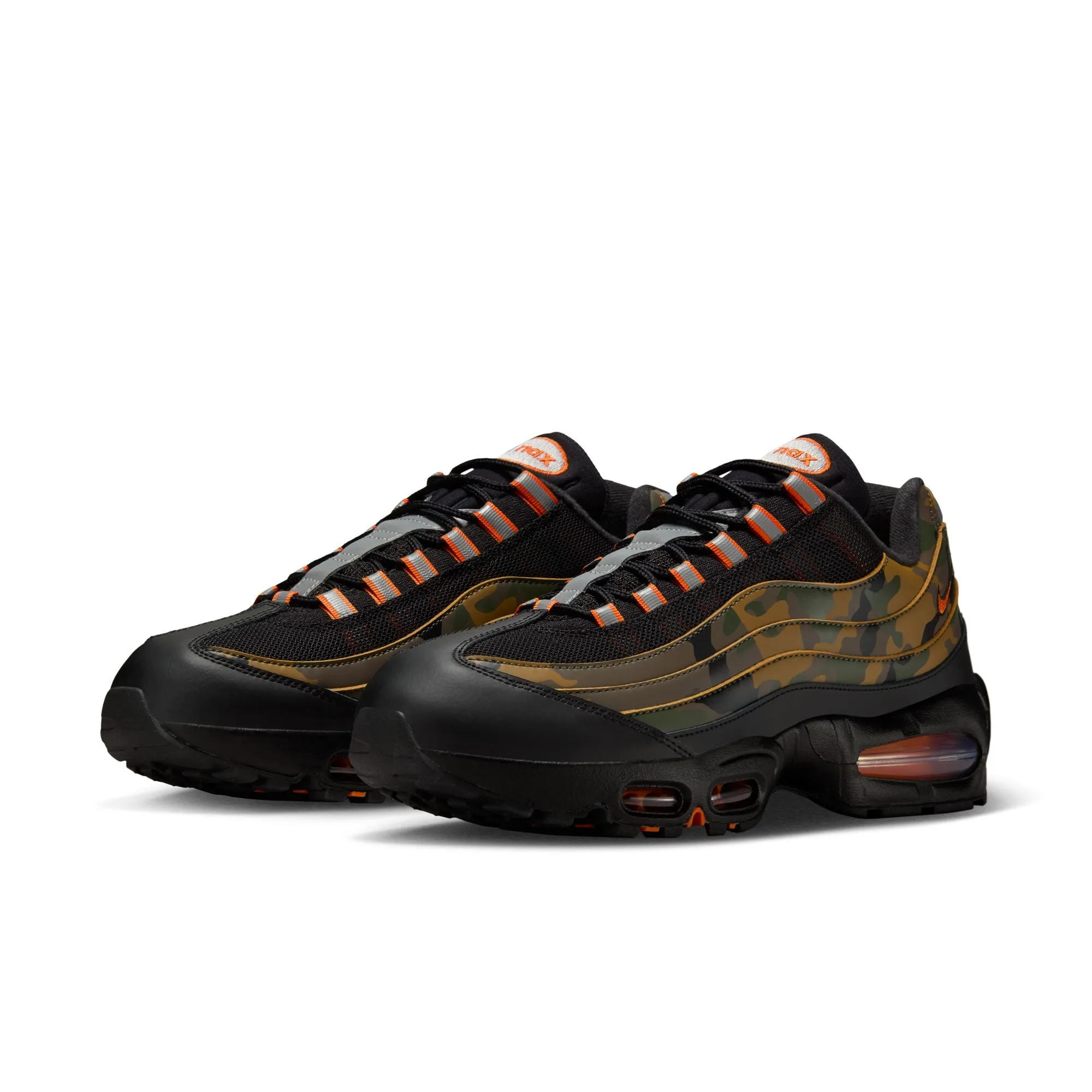 Nike Air Max 95 Men's Shoes Color: Black/safety Orange-metallic Silver HQ1973-001 Asics Gel Cumulus 17 Running Shoe