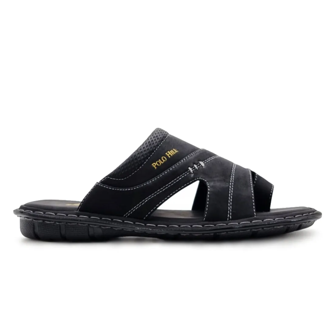 Casual Toe Loop Flat Sandals Leather Gladiator Sandals