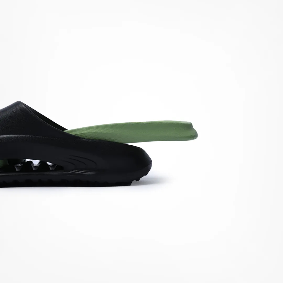 Birdsoles -  Ergo Walks Slides - Green Big Shoes Slippers