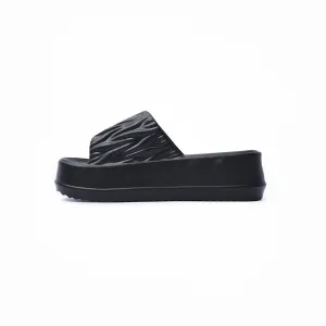 Birdsoles - Jovial Joys Slides - Black North Face Camping Slippers