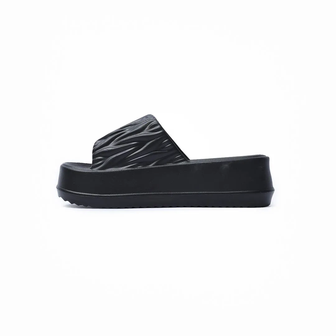 Barefoot Winter Slippers Birdsoles - Jovial Joys Slides - Black