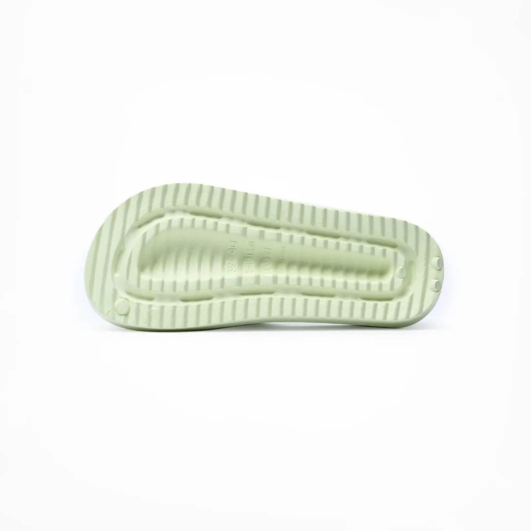 Birdsoles - Jovial Joys Slides - Green Slippers With Arch Support