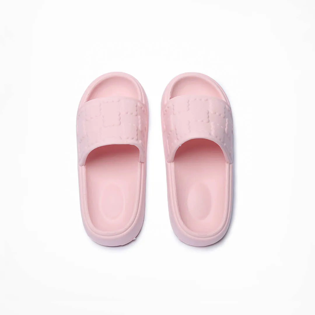 Birdsoles - Soft Plover Slides - Pink Miami Dolphins Slippers