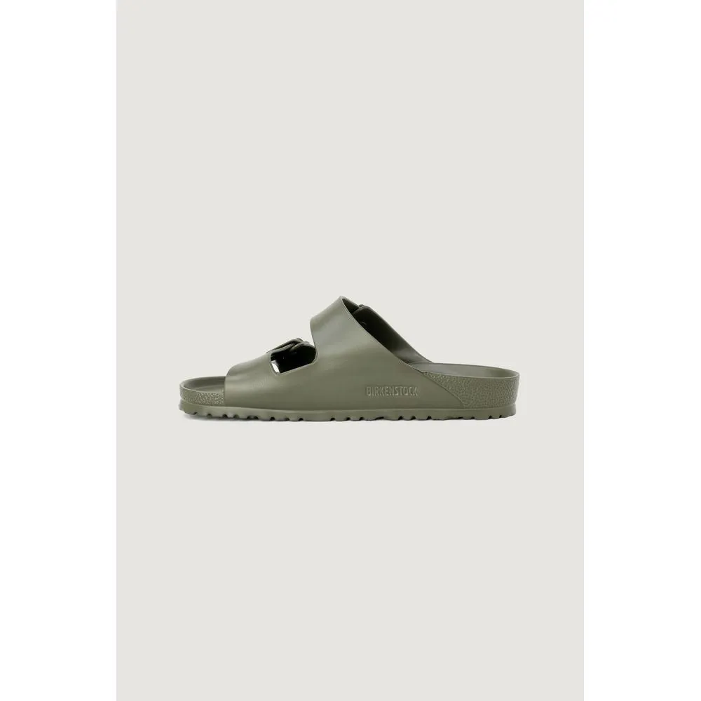 Low Wedge Birkenstock Green Plastic Sandal