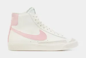 Blazer Mid '77 Grade School Lifestyle Shoes (White/Pink) Asics Tiger Boxing Shoes