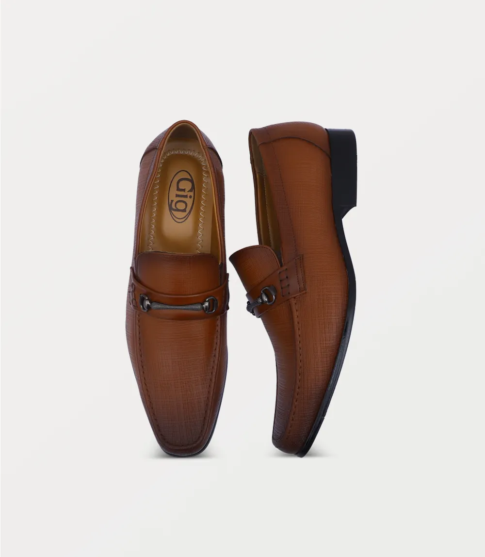 BM5084-BROWN-Men Slip On Rockrooster Slip On Boots