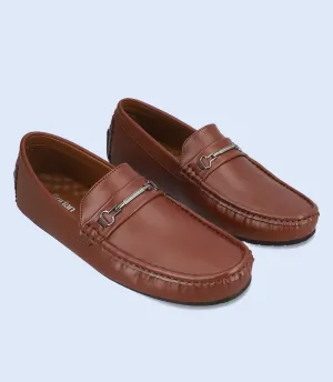 Slip On Bowling BM6680-BROWN-Men Loafers