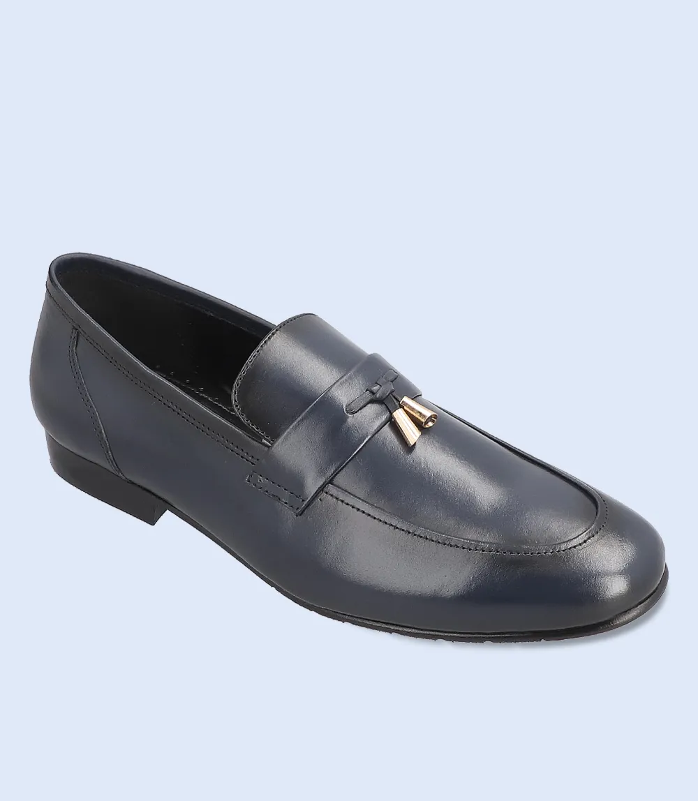 Slip On Loafer Dress BM6725-NAVY-Men Slip On