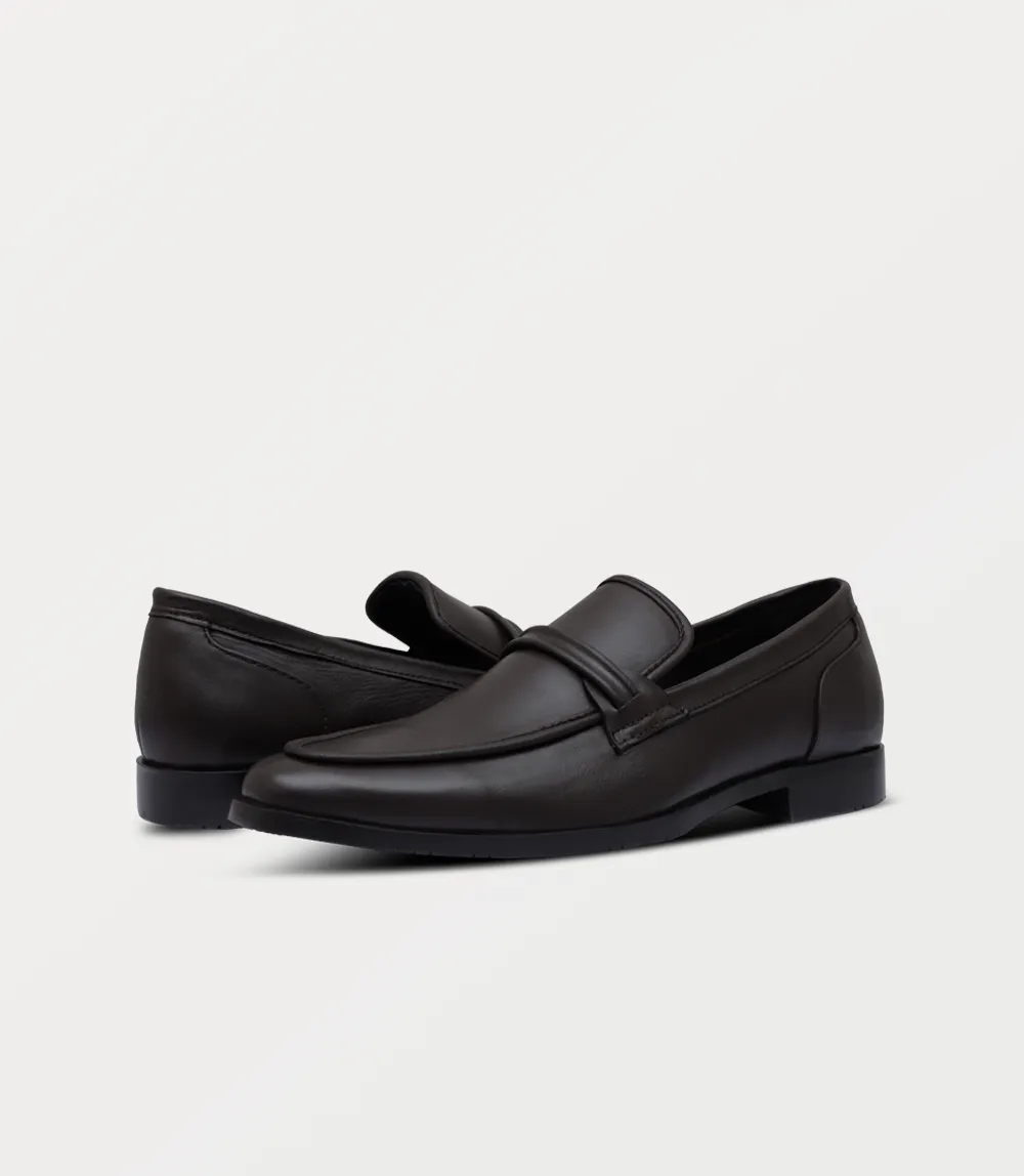 BM6768-COFFEE-Men Slip on Slip Slip