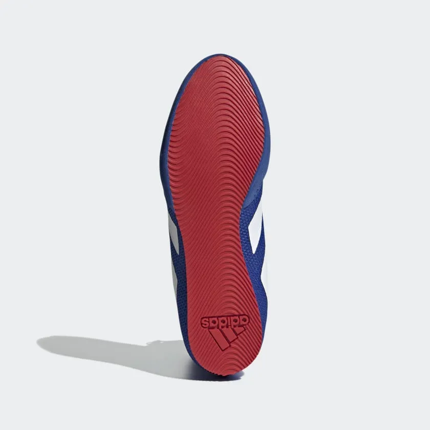 Boxschuhe ADIDAS Box Hog 3 - Blau/Silber Asics Crossfit Shoes