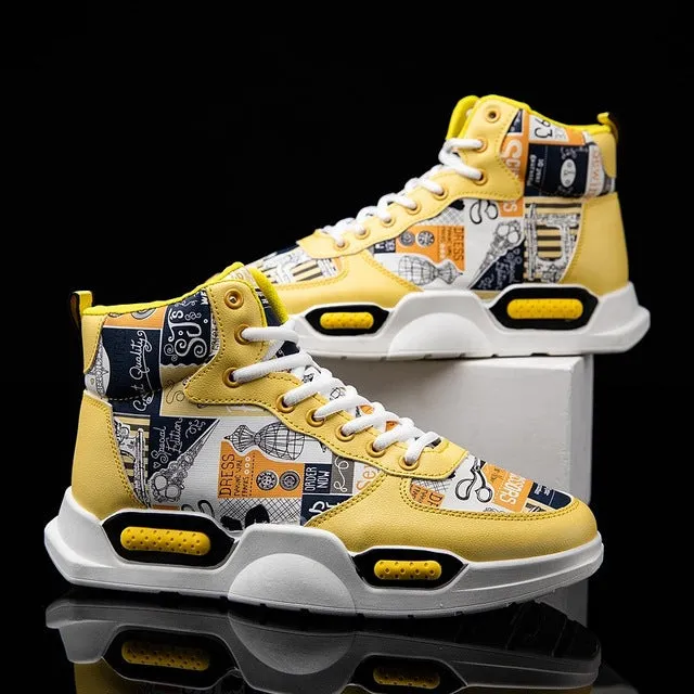 Brand Sneakers Men Casual Shoes For Man Sneaker Trend Luxury Luminous Unisex Shoes Men Trend Flats Shoes Zapatillas Hombre New Round Toe Casual Shoes