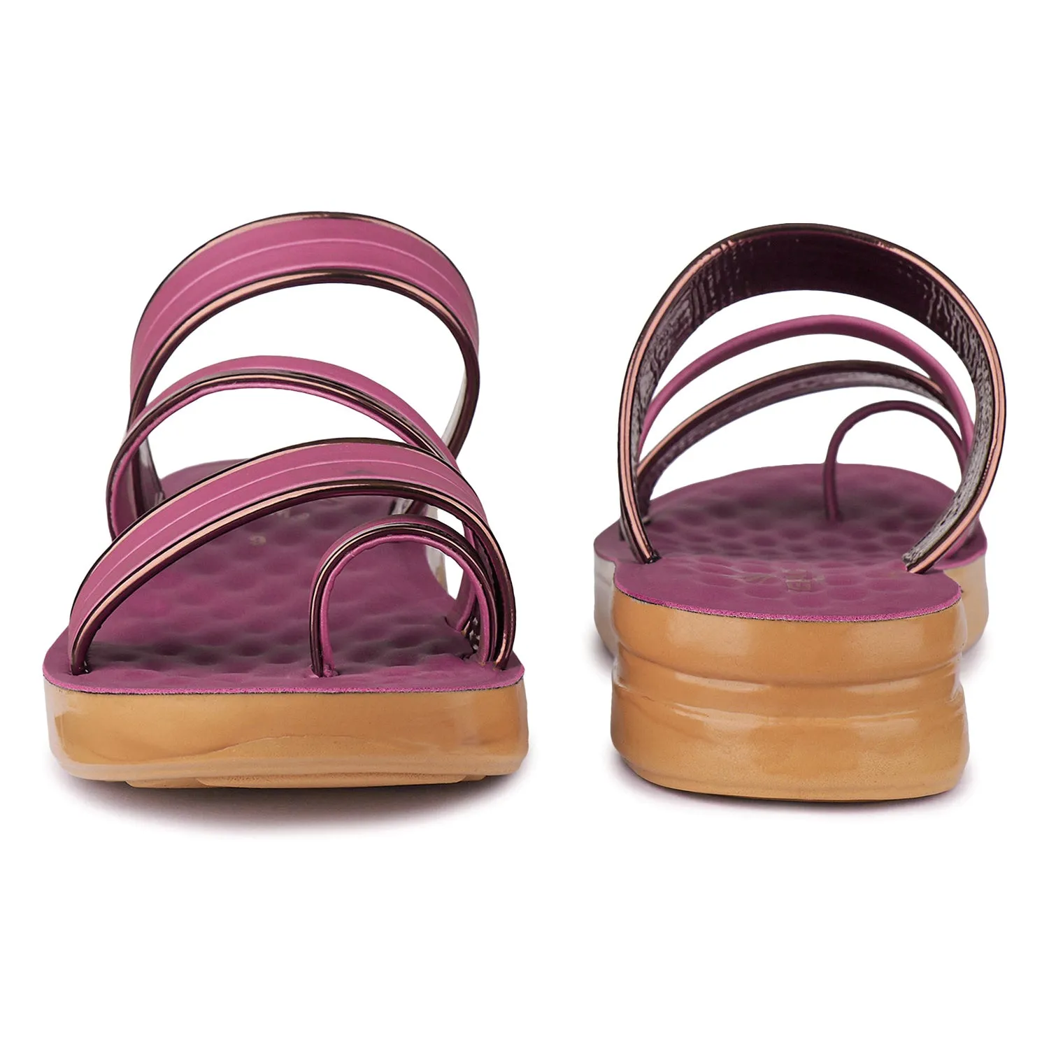 Reefs Slippers Bersache Extra Soft Classic Casual with  Regular wear with Ultra Soft & Flexibility Technology Flip Flop For Women's/Girl's-(6162-Pink)