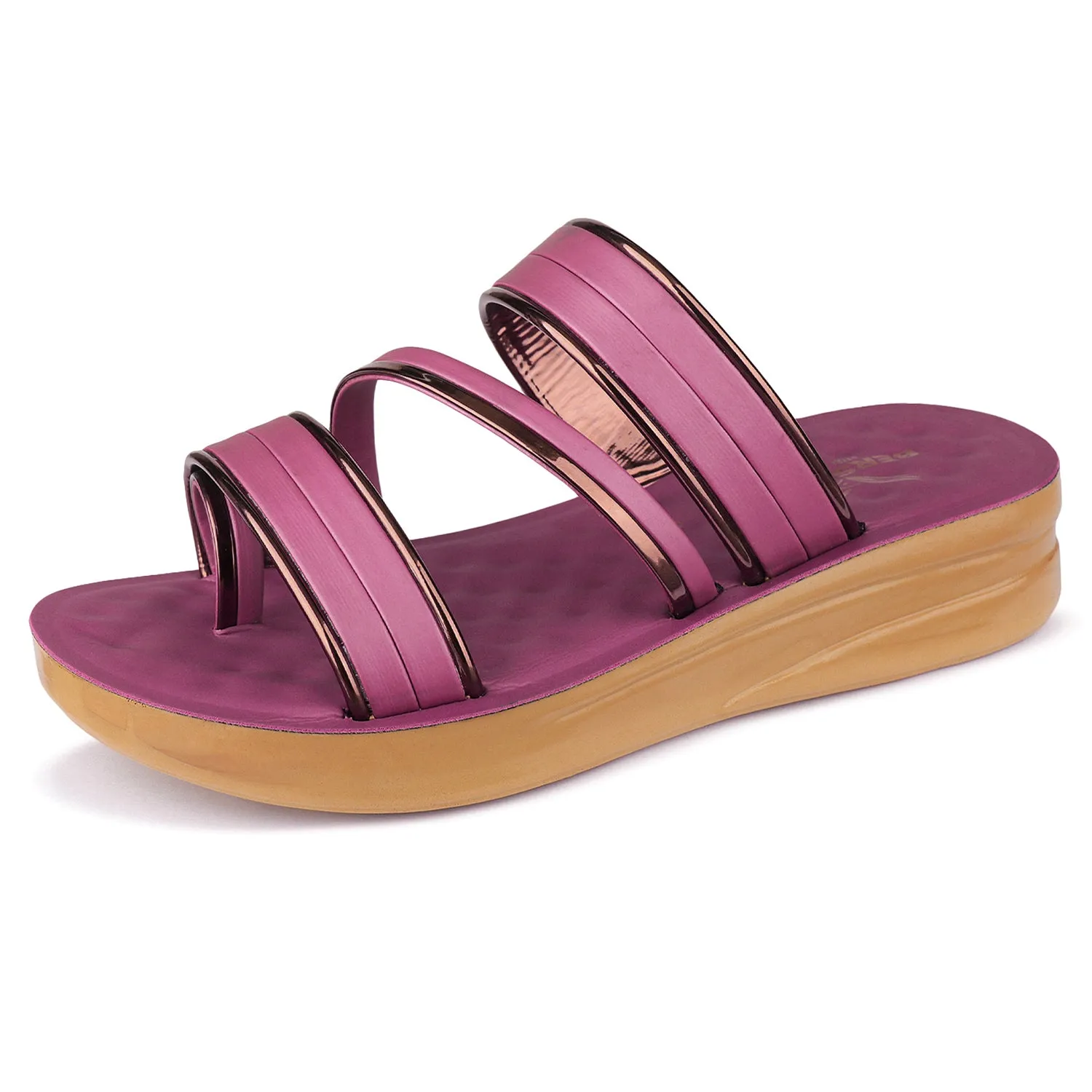 Bubble Slides Slippers Bersache Extra Soft Classic Casual with  Regular wear with Ultra Soft & Flexibility Technology Flip Flop For Women's/Girl's-(6162-Pink)