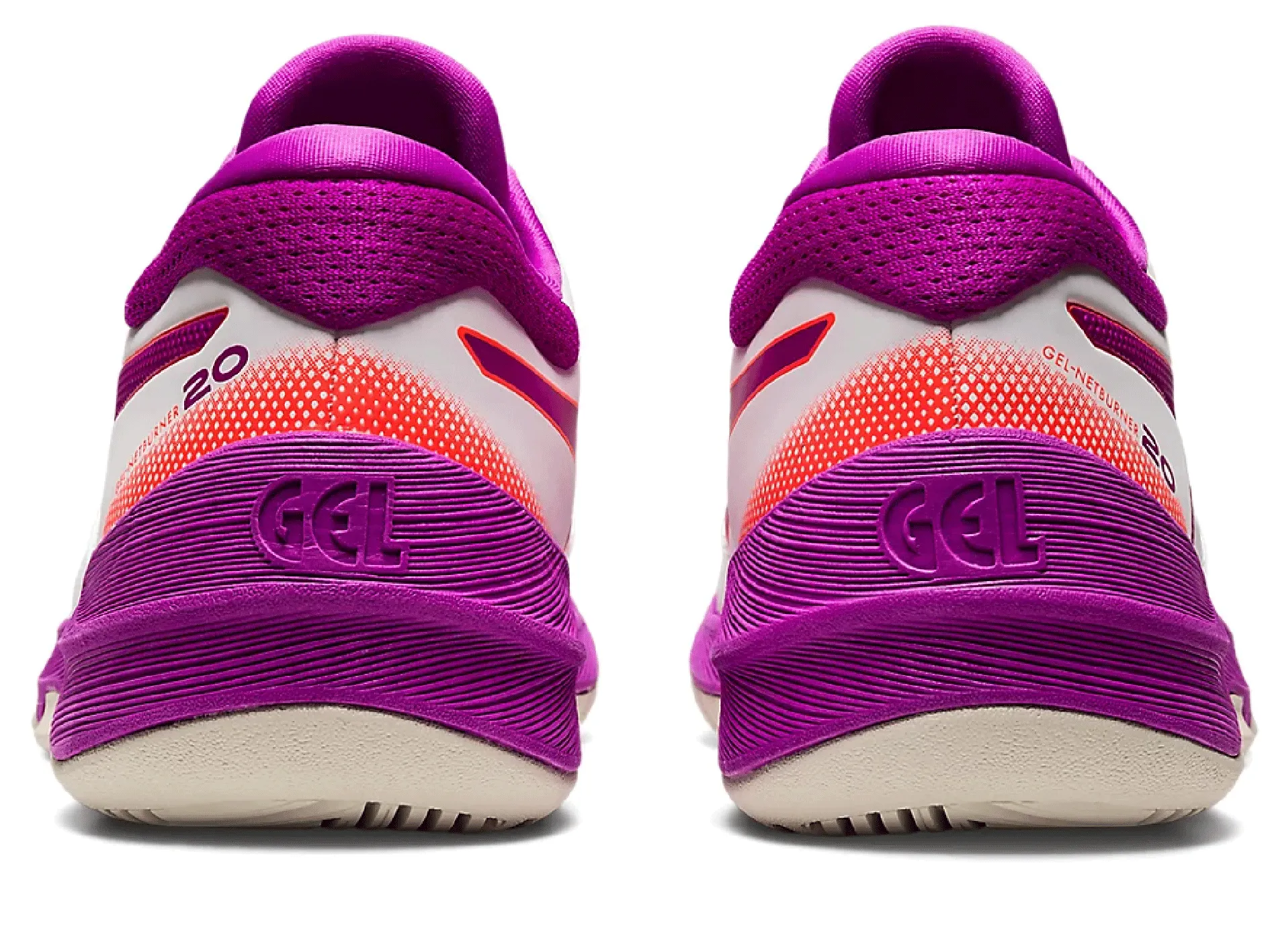 Asics Womens Gel Netburner 20 (D Width) <BR> 1072A039 105 High-performance Asics Running Shoes