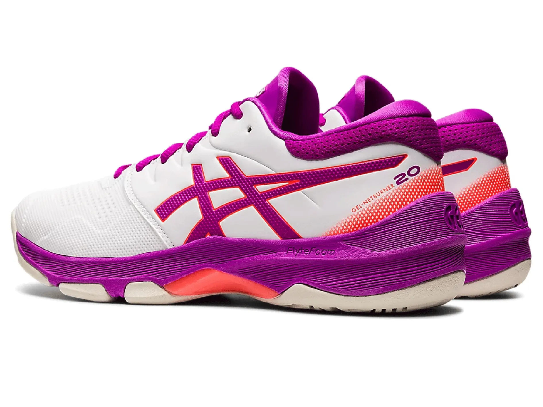 Asics Womens Gel Netburner 20 (D Width) <BR> 1072A039 105 Best Asics Shoes 2022