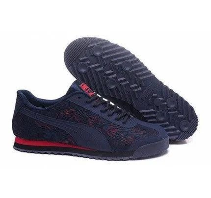 Puma Roma TK Graphic Sneakers - Blue/Red Puma Freestyle Soccer Shoes