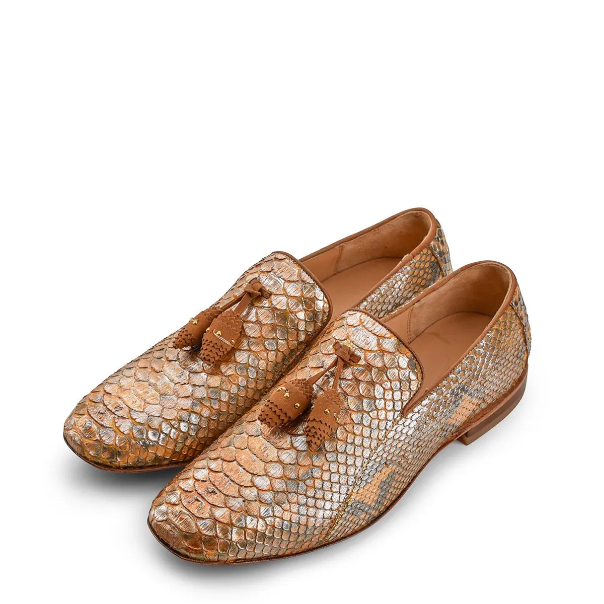 Weejun Penny Loafers S34PYPY - Cuadra honey casual fashion python tassle loafer for women