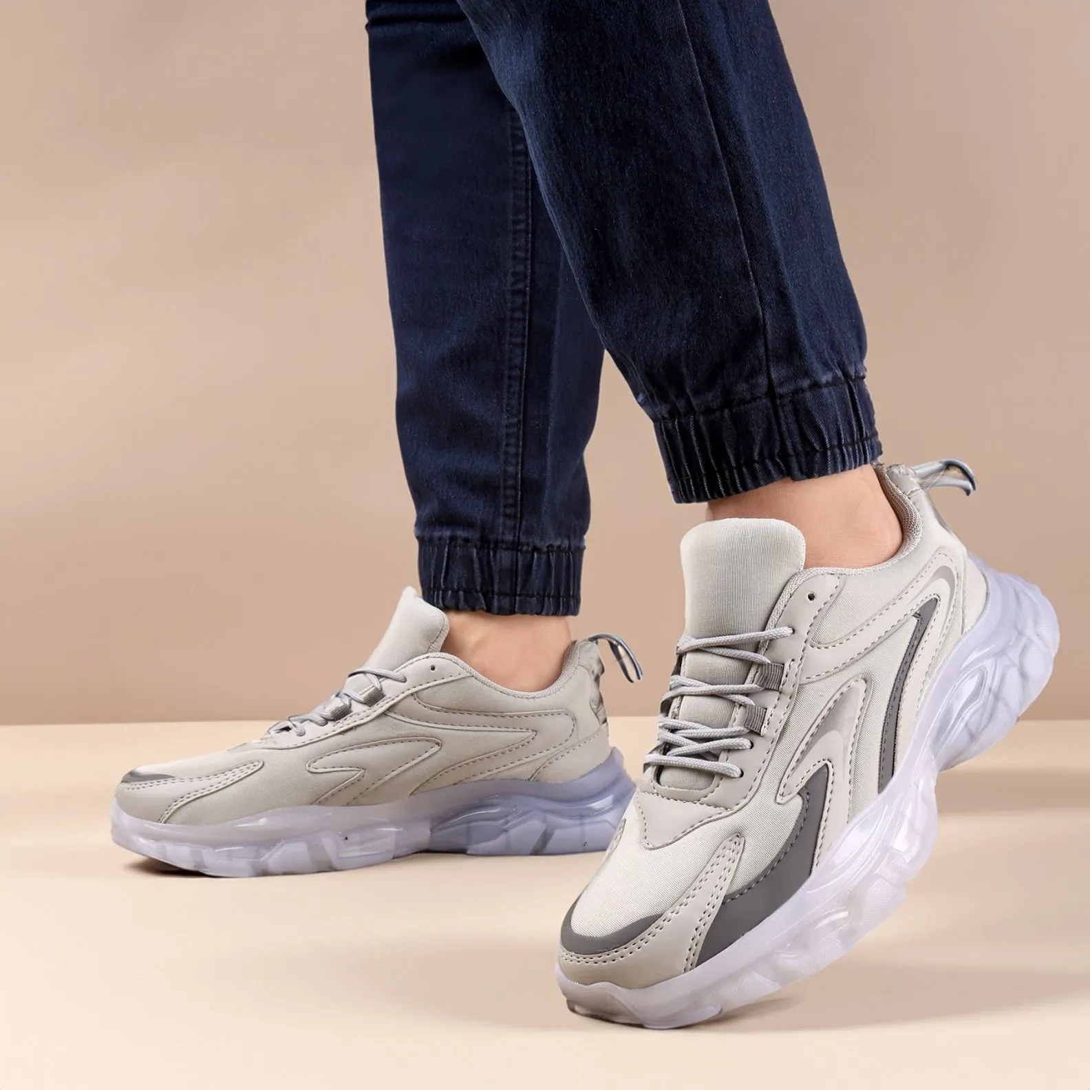 Bxxy's Superior Launch Casual Sports Sneakers for Men Heeled Sneakers