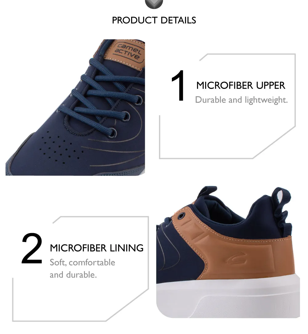 Skirt With Sneakers camel active Women Alex 2 Court-Sneakers  with slip-on comfort Panel Design Ladies Alex 2 -762302-YX01SV-43-NAVY