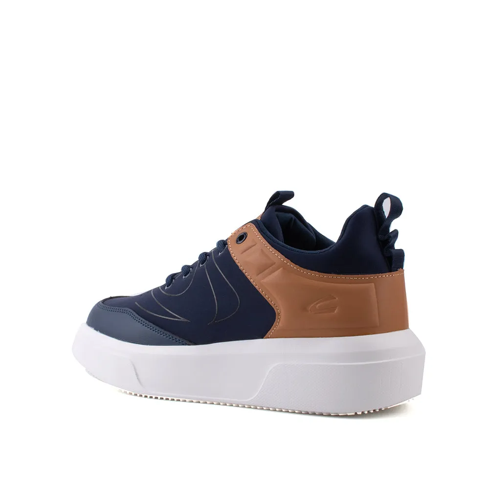 camel active Women Alex 2 Court-Sneakers  with slip-on comfort Panel Design Ladies Alex 2 -762302-YX01SV-43-NAVY Best Sneakers For Workout