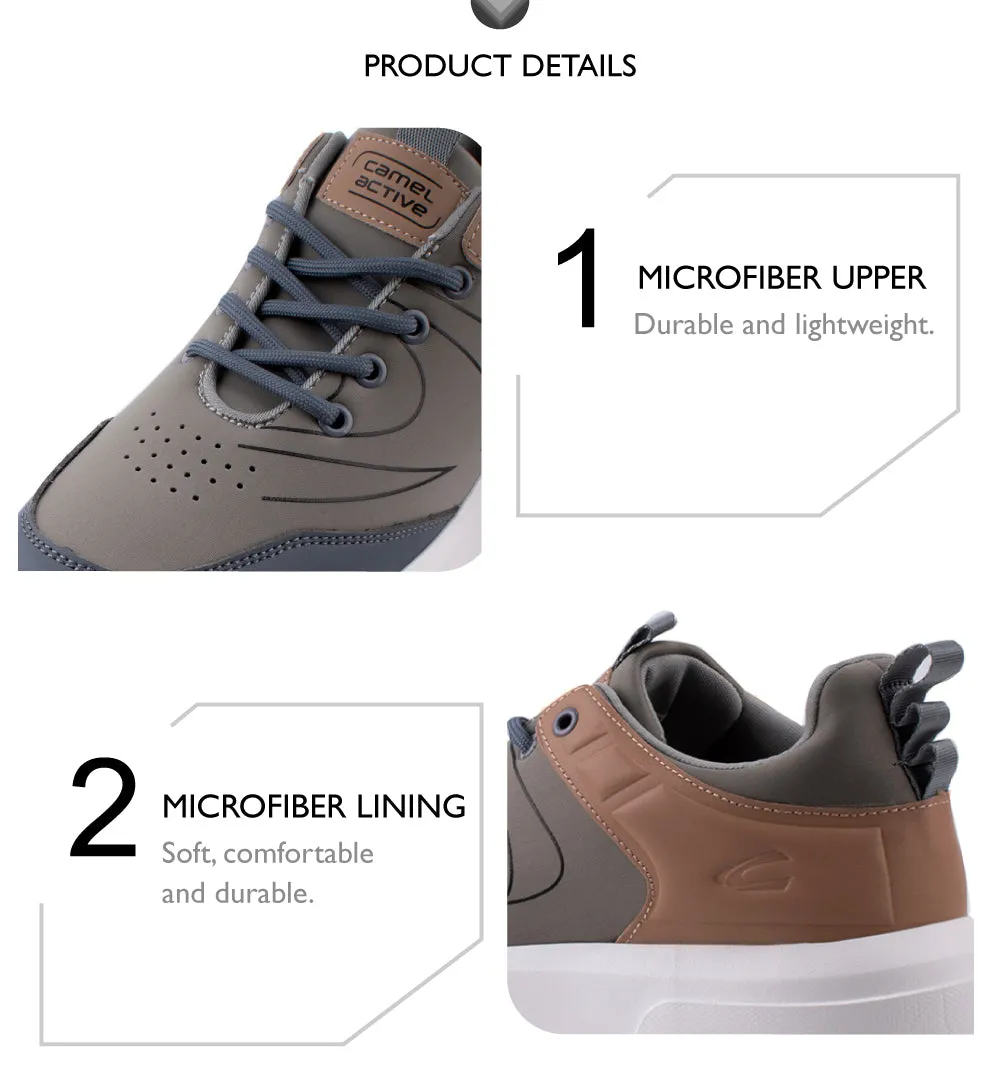 High-top Sneakers Fashion camel active Women Alex 2 Court-Sneakers  with slip-on comfort Panel Design Ladies Alex 2 -762302-YX01SV-6-KHAKI