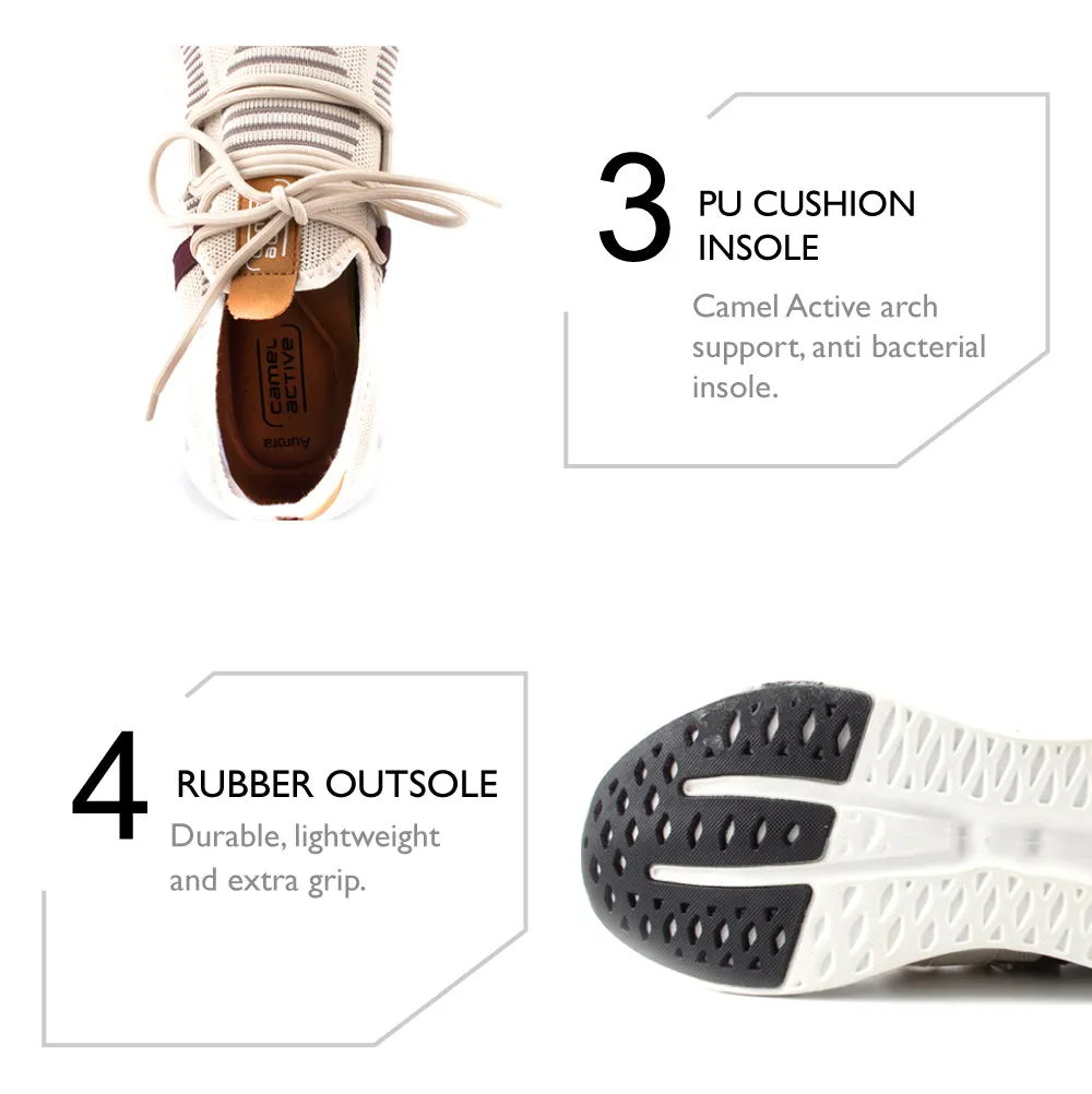 camel active Women Aurora Sneakers Shoes -762402-KN01SV-53 Best Slip On Sneakers For Walking