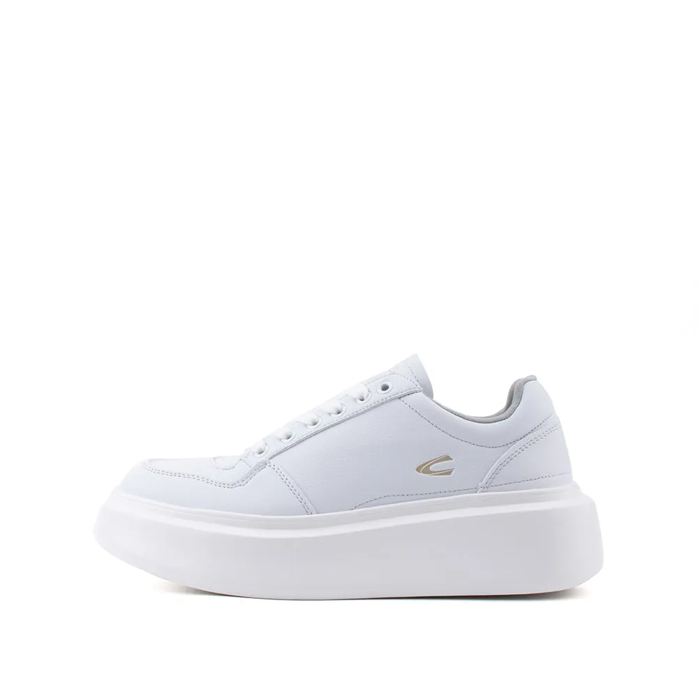 camel active Women Court-Sneakers  with slip-on comfort Panel Design Ladies Eurica -762301-YX01SV-0-WHITE Sneakers For Weightlifting