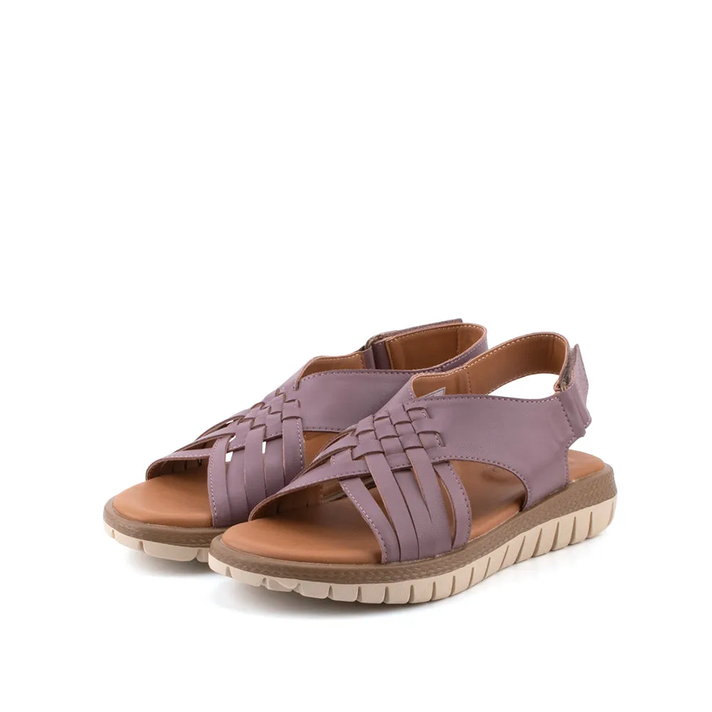 camel active Women Kalissa 3 Slip-On Sandals with slip-on comfort Panel Design Ladies Kalissa 3 -792204-DZ02SV-47-PURPLE Sandals Puma