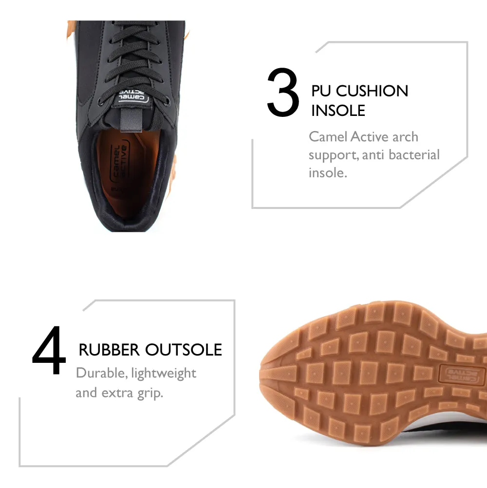 Lv Sneakers camel active Women Zena Sneakers Shoes -762401-YX01SV-1-BLACK