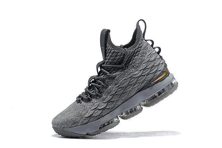 Xavier Thevenard Asics Shoes Nike Lebron XV 15 Grey City Series Men Shoes Sale Size US 7-12