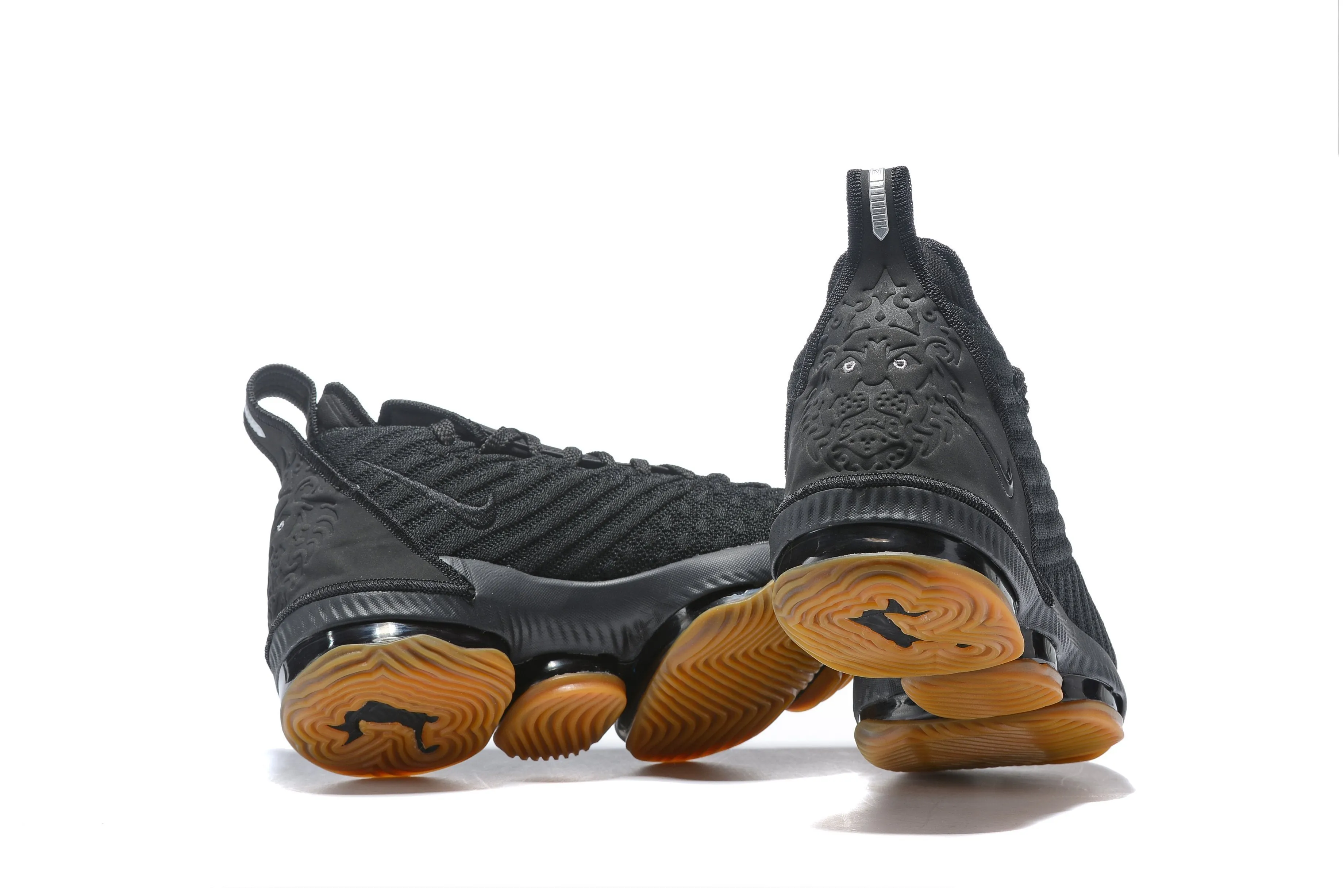 Nike Lebron XV 16 EP Black Raw Rubber Men Shoes Sale Size US7,8,8.5,9,10,11,12 Asics Marathon Shoes 2020