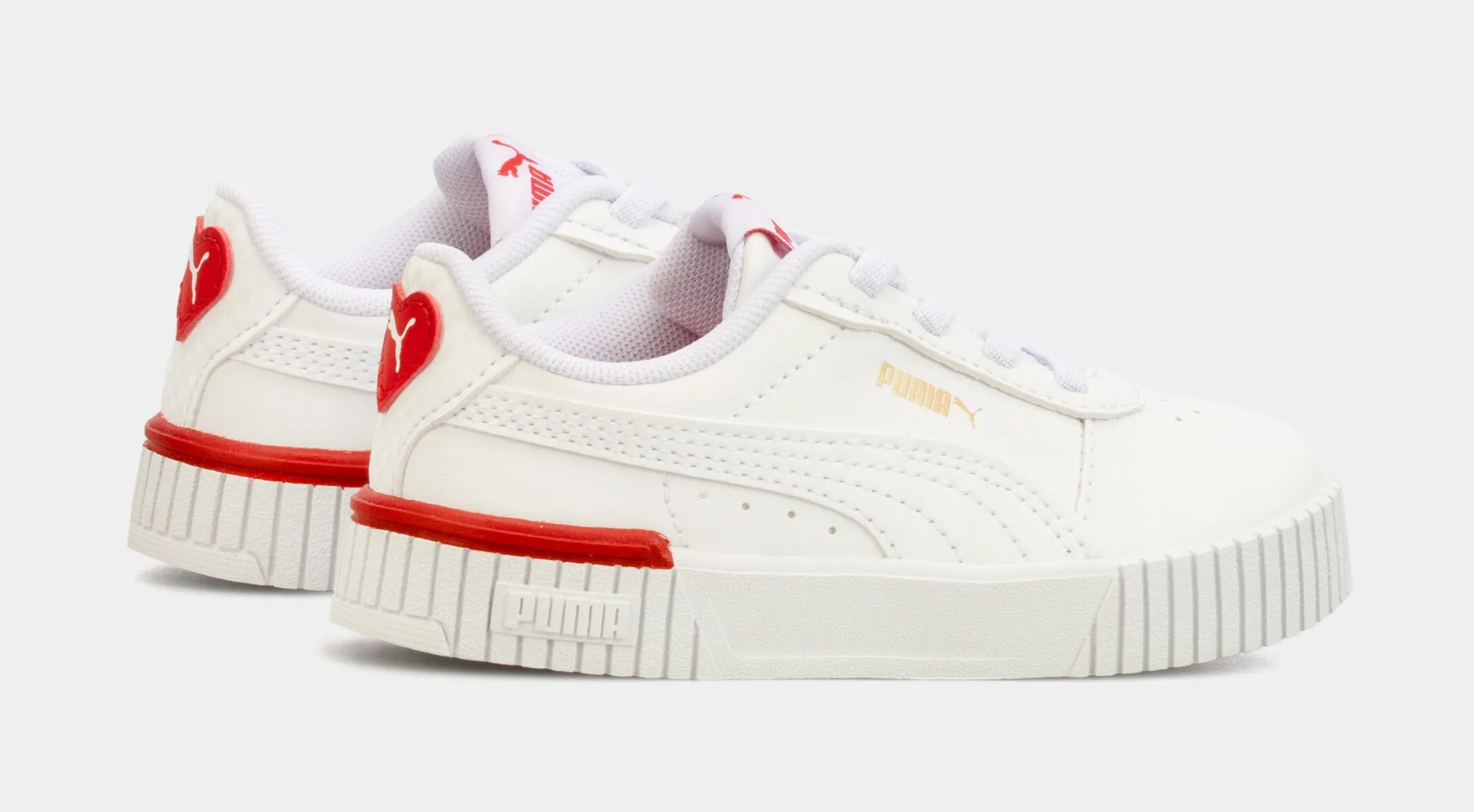 Asics Gel Tech Neo 4 Walking Shoe Carina 2.0 Red Thread Infant Toddler Lifestyle Shoes (White/Red)