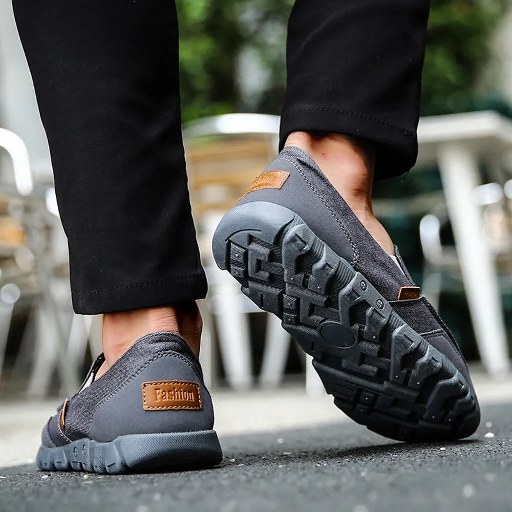 Loafers Ferragamo Casual Driving Loafers Slip on Canvas Shoes for Men | runandup