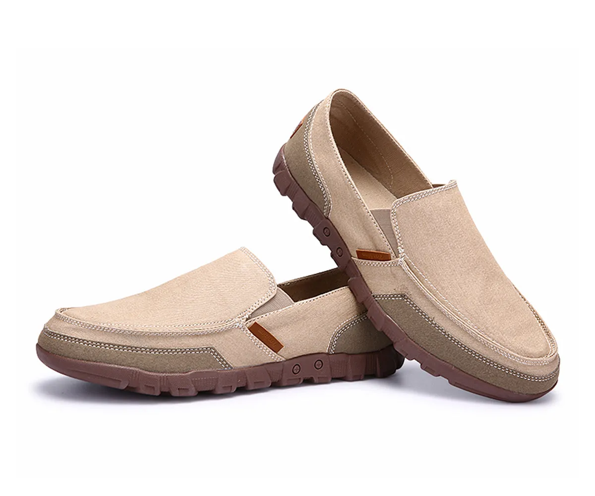 Casual Driving Loafers Slip on Canvas Shoes for Men | runandup Martens Loafers