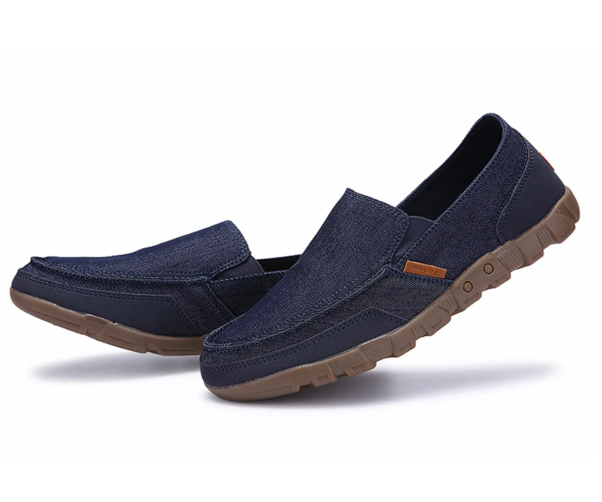 Loafers Socks Casual Driving Loafers Slip on Canvas Shoes for Men | runandup
