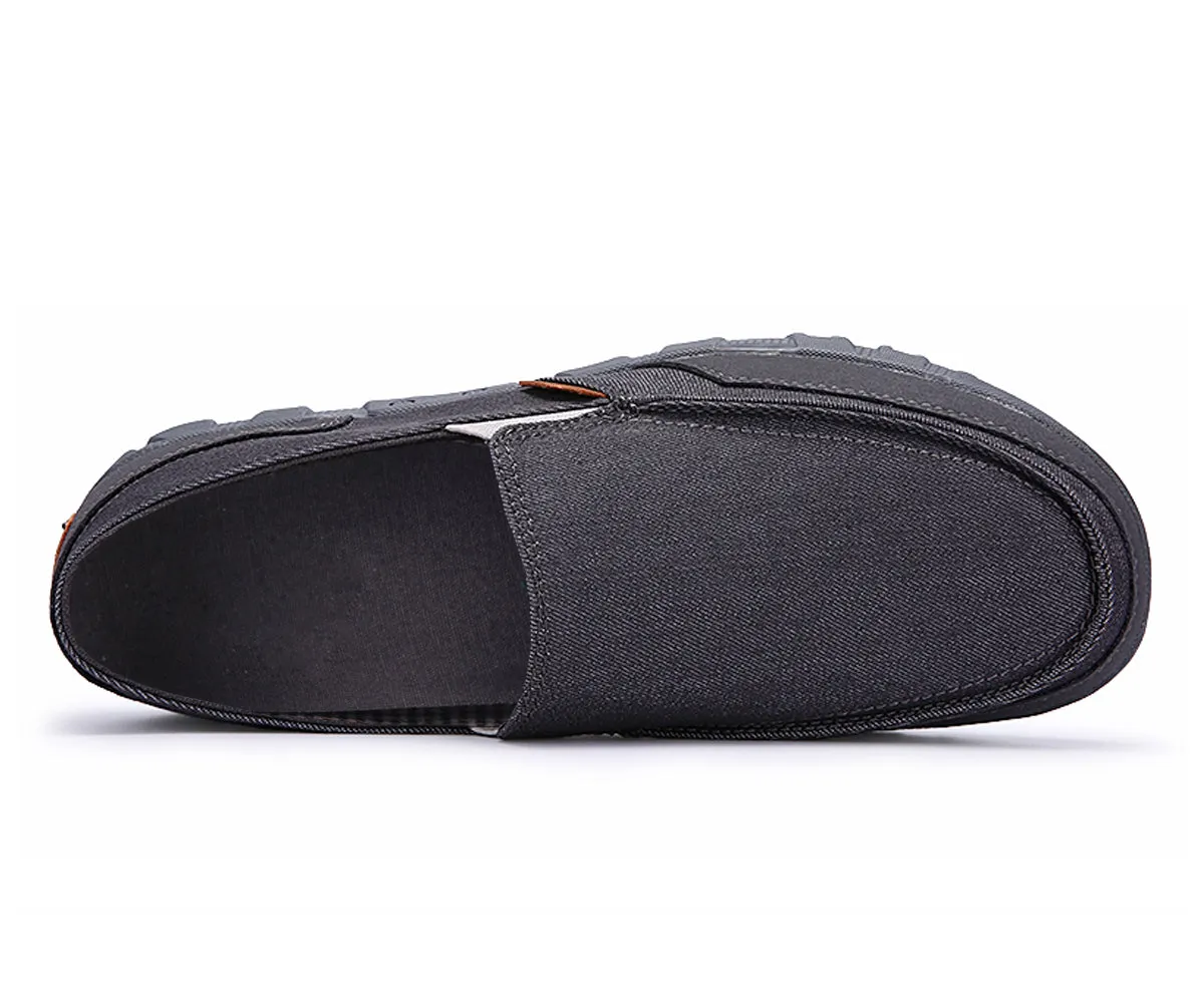 Casual Driving Loafers Slip on Canvas Shoes for Men | runandup Custom Leather Loafers