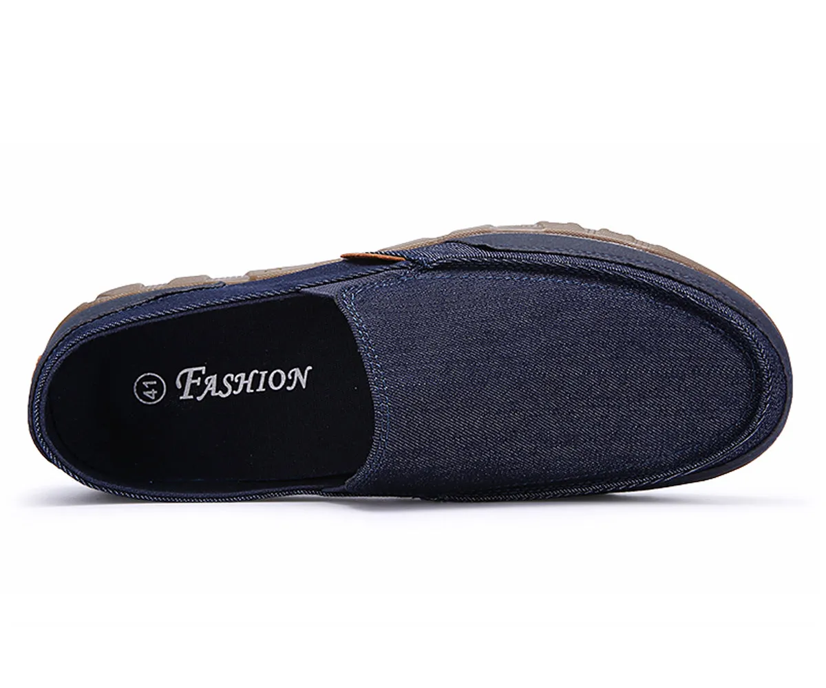 Duck Boot Loafers Casual Driving Loafers Slip on Canvas Shoes for Men | runandup