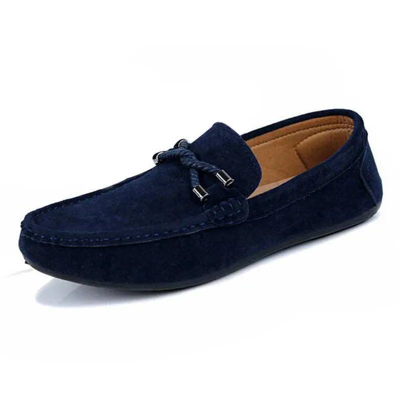 Isabel Marant Loafers Casual Twisted Men Shoes Comfortable Men Loafers Driving Slip-on Solid Flock Flat Shoes XMR943
