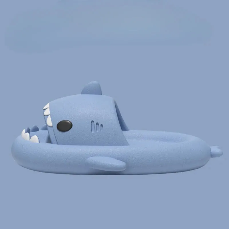 Children Slippers Shark Flip Flops Soft Sole Cartoon Slipper Women Man Bathroom Sandal EVA Non-slip Children Cute Shoes Sandals Slides Air Jordan