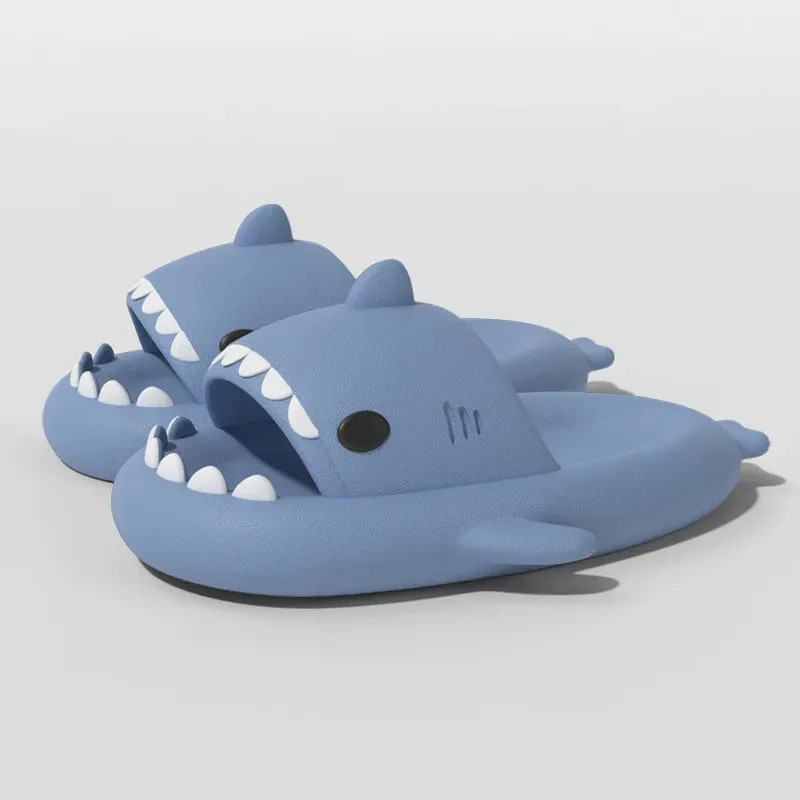 Children Slippers Shark Flip Flops Soft Sole Cartoon Slipper Women Man Bathroom Sandal EVA Non-slip Children Cute Shoes Sandals Journey Slippers