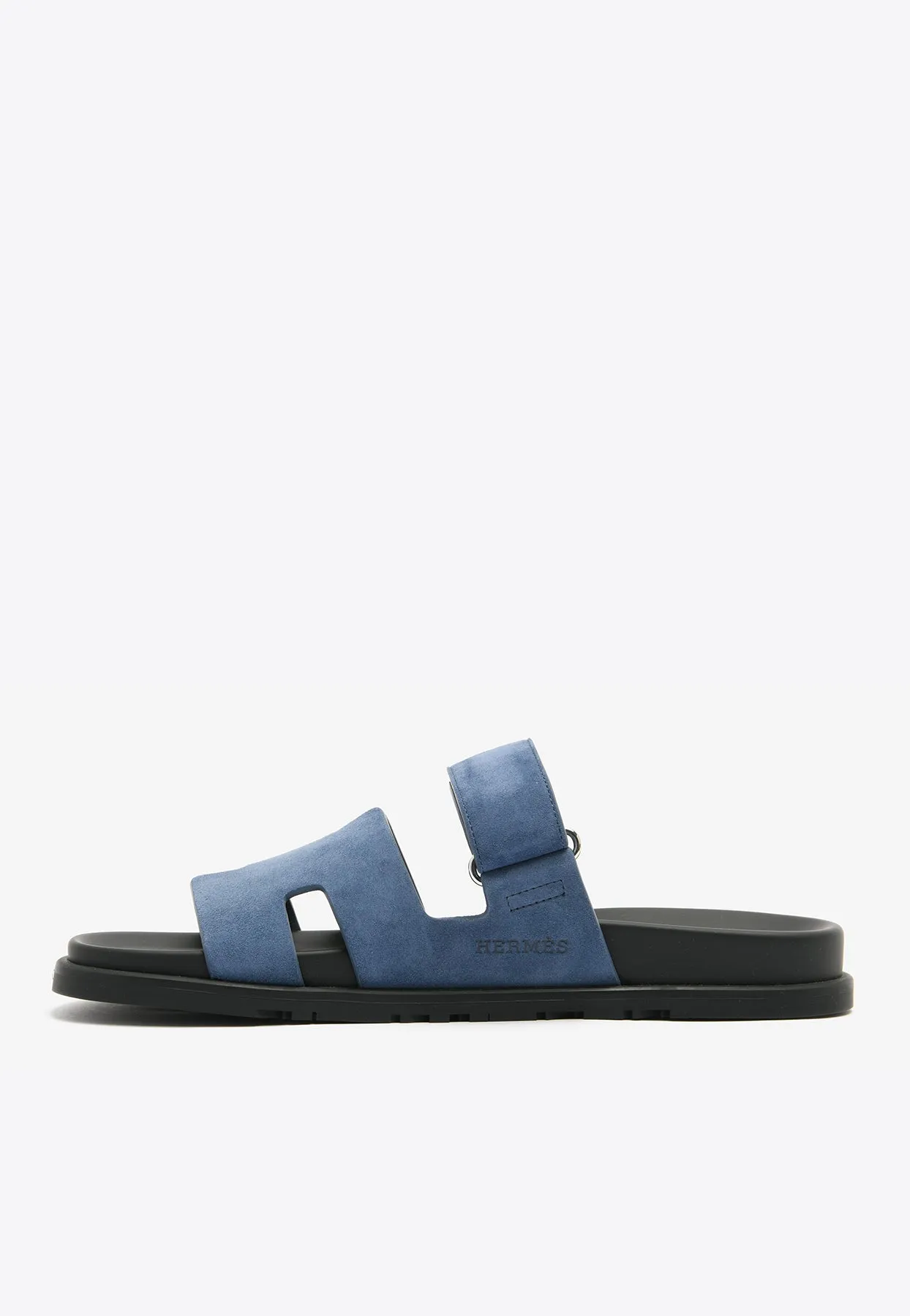 Sandals South Coast Prices Chypre Sandals in Bleu Turquin Suede Leather