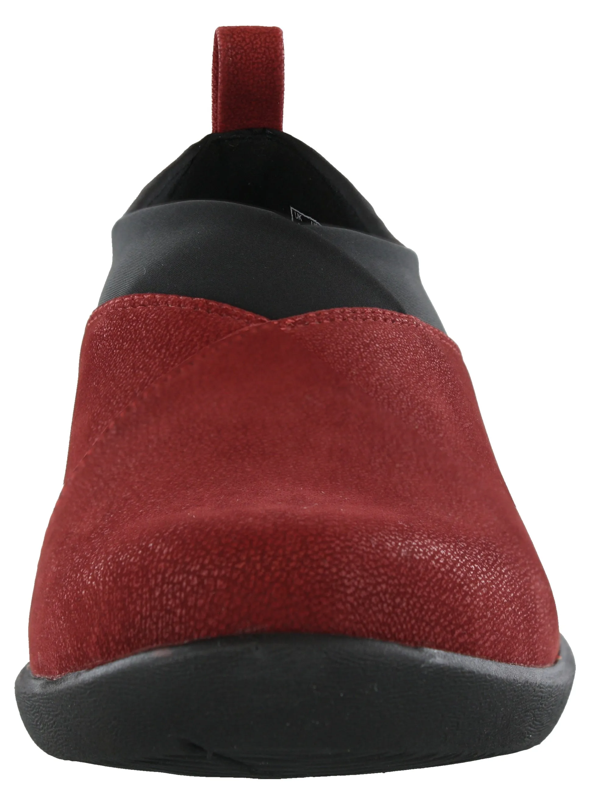 Clarks Women Sillian Greer Red Slip On Casual Shoes Business Casual Dress Shoe