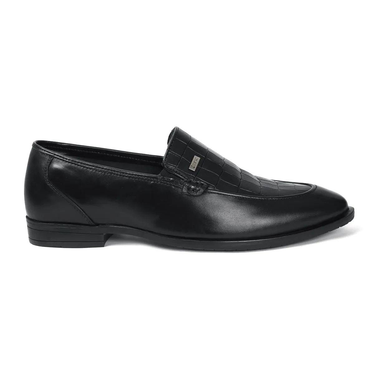 Classic Leather Loafers for Men S-3211 Slip On Sneakers Open Back
