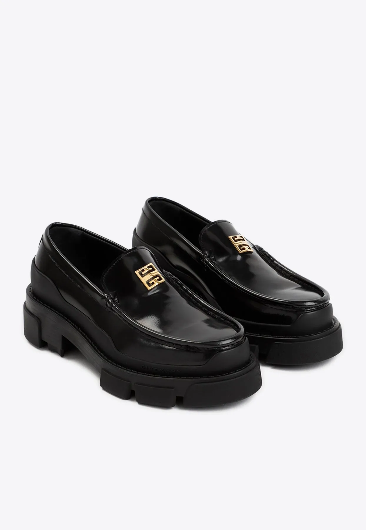 Proenza Schouler Monogram Loafers 4G Terra Loafers in Patent Leather