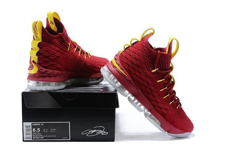 Asics Gel-netburner Ballistic Volleyball Shoe Nike Lebron XV 15 Red Yellow Men Shoes Sale Size US 7-12