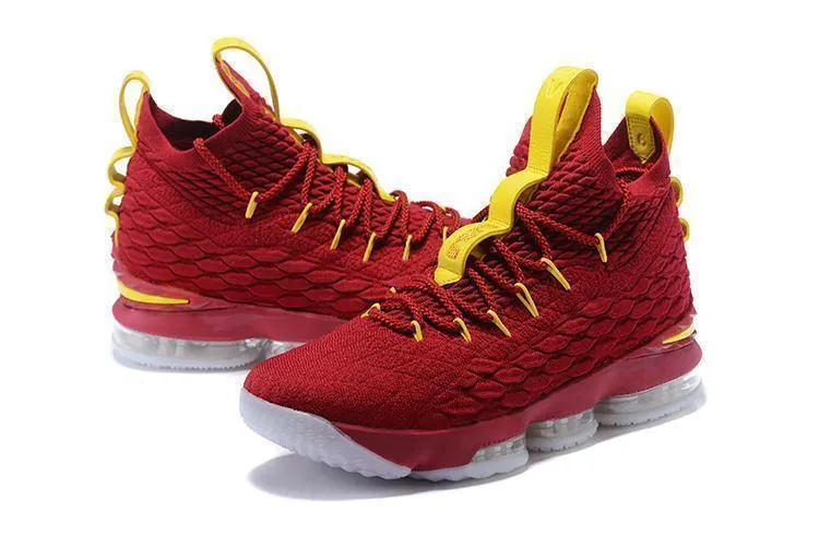 Asics 2160 Running Shoes Nike Lebron XV 15 Red Yellow Men Shoes Sale Size US 7-12