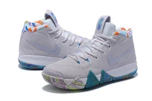 Nike Kyrie 4 White Men Basketball Shoes Sale Size US 7-12 Asics Netburner Ballistic Flytefoam Mid Top Volleyball Shoes