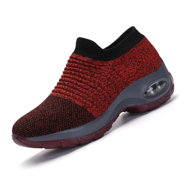 Best Comfy Casual Shoes Women Sneakers Thick Bottom Wedge Shoes